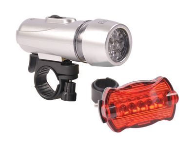 LED Beleuchtungset Taschenlampe Taschenleuchte Blinklicht rotes Warnlicht