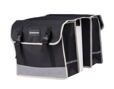 Dunlop Fahrrad-Doppelsatteltasche Einkauftasche Gepäckträgertasche Packtasche