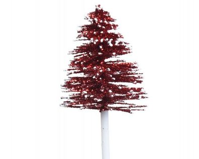 Kunststoffbaum rot 40cm Stab