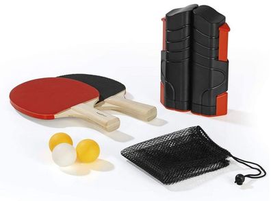 Maxxmee Tischtennis-Set 7-tlg. 220cm schwarz/rot Indoor & Outdoor Sportspaß