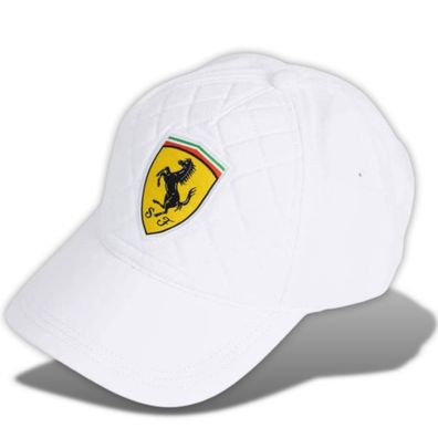 Scuderia Ferrari - SF Team Cap - Basecap - Formel 1 Schirmmütze Kappe Weiß