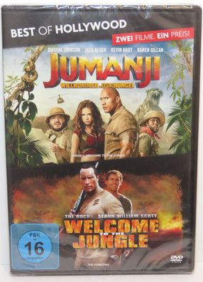 Jumanji & Welcome to the Jungle - Best of Hollywood - Dwayne Johnson - DVD - OVP