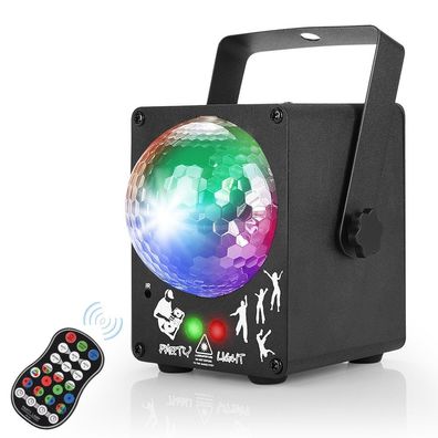 LED Disco Laserlicht, RGB Projektor Party Lichter 60 Muster DJ Magic Ball Laser -