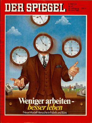 Der Spiegel Nr. 27 / 1980 Weniger arbeiten - besser leben