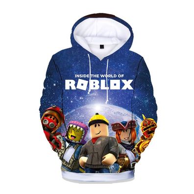 Jungen Roblox Kapuzenpullover 3D Druck Kinder Hoodie Sweatshirts Geschenk