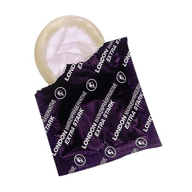 100 Stück London Kondome 56mm + auch Anal + extrem strapazierfähig + Latex
