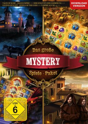 Wimmelbild Mystery Spiele Paket - 4 Vollversionen -Match 3 - PC Download Version