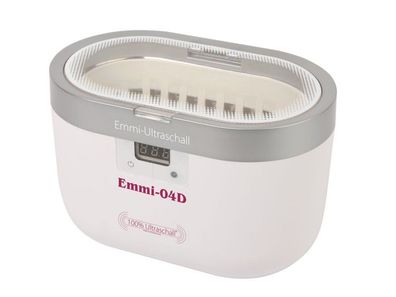 EMMI 4D Ultraschallreiniger, 600 ml Edelstahl, für Brillen, Münzen, Schmuck etc