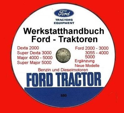 Werkstatthandbuch Reparaturanleitung Ford 2000 3000 4000 5000 und neue Modelle