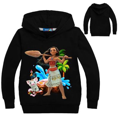Mädchen Disney Moana Kapuzenpullover Cartoon Kinder Hoodie Sweatshirts Geschenk