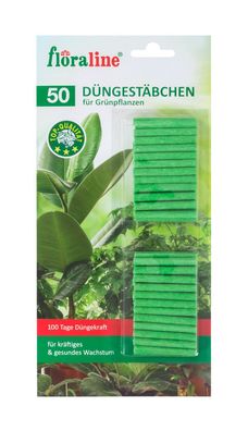 5x 50 Stück Floraline Düngerstäbchen für Grünpflanzen Dünger Grünpflanzendünger