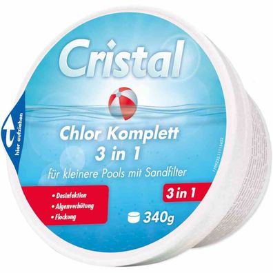 Chlor Komplett 3 in 1 0,34 kg, Dose