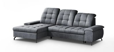 Moderne Eckgarnitur BERRY MINI - Farbauswahl Eckcouch Couch Design Ecksofa