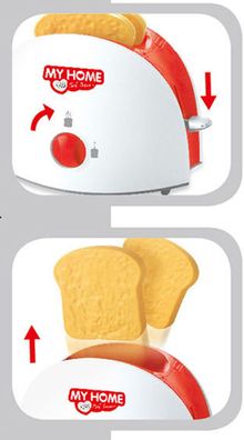 Spielzeug Toaster Lernen Baby Kinder Küchen Jungen Mädchen Wohnen Haushalt Innen