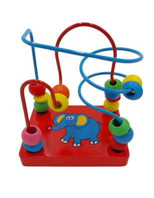Kleinkindspielzeug Motorikschleife Lernspielzeug Elefanten Motiv Spielzeug