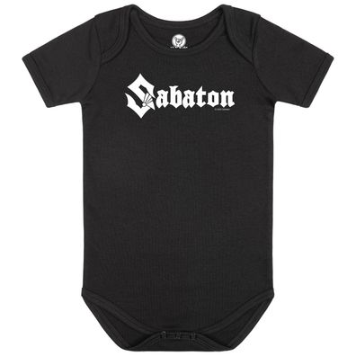 Sabaton - Logo Baby Body 100% offizielles Merch Neu-New Größe 80/86 12-18 Monate