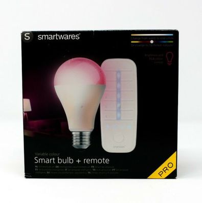 Smartwares SmartHomePro HW1601R E27 LED-Leuchtmittel + Fernbedienung