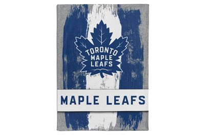 NHL Kuscheldecke Toronto Maple Leafs Decke Fleece Throw Brush Blanket 150x200cm