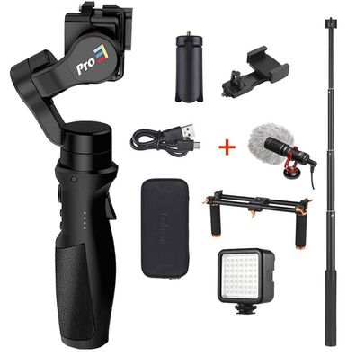 Isteady pro3 kardanischer stabilisator 3-achsen handheld für gopro hero 8/7/6/5/4/3