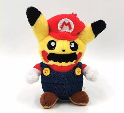 Pokemon Pikachu Super Mario Kostüm Cosplay Anime Plüsch Figur Anhänger 12