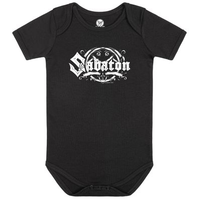 Sabaton (Crest) -Baby Body 100% Bio Baumwolle Neu-New 100% offizielles Merch