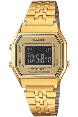Casio Unisex Armbanduhr Retro Classic La680Wega-9Ber Illuminator Gold Neu