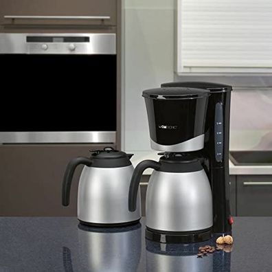 Clatronic KA3328 Kaffeeautomat 2x 1L Thermokannen Kaffeemaschine Termos Kanne