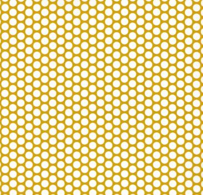 Westfalenstoffe Kopenhagen gelb große weiße Punkte Öko Tex Baumwolle Webware