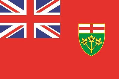 Aufkleber Fahne Flagge Ontario in verschiedene Größen