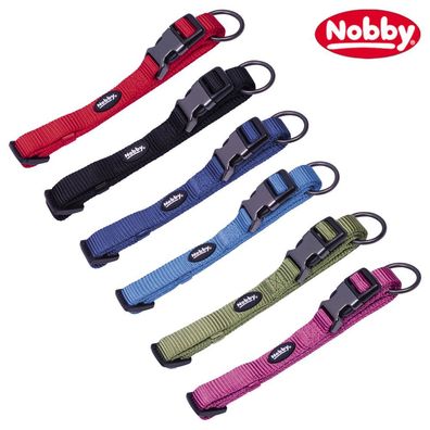 Nobby Halsband Classic Comfort - XS-S/ S-M/ M-L - alle Farben Nylon Hundehalsband
