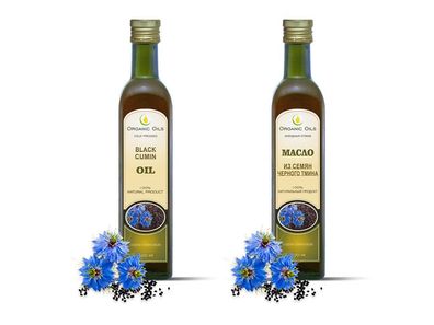 2 x 250 ml Schwarzkümmelöl kaltgepresst Organic Oils Nigella Sativa