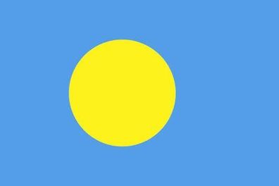 Aufkleber Fahne Flagge Palau in verschiedene Größen