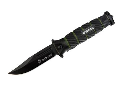 United Cutlery U.S.M.C. Combat Knife Assisted Opening Black & Green