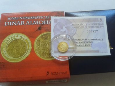 20 euro 2012 PP Spanien Schlacht von Navas 1,24g Gold 999er