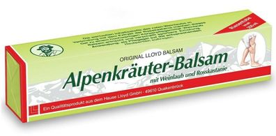 Alpenkräuter-Balsam Weinlaub Rosskastanie Gel je 200ml Tube + 1 Tubenquetscher