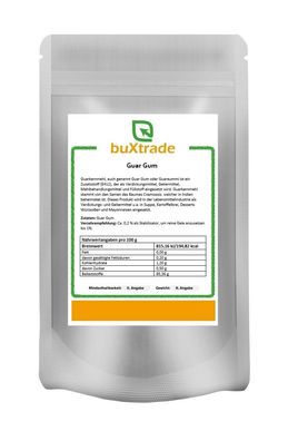 Guar Gum / Guarkernmehl 75 kg