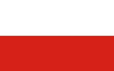 Aufkleber Fahne Flagge Polen in verschiedene Größen