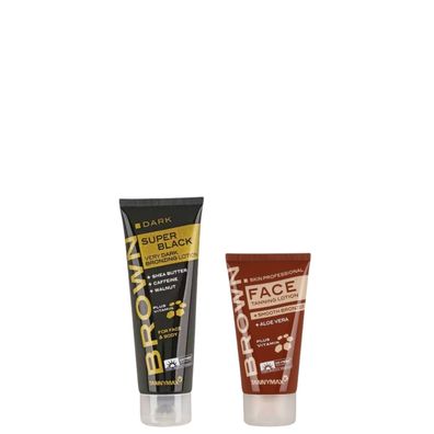 Tannymaxx Brown/ Super Black - Very Dark Bronzing + Face Tan 175ml/ Solariumkosmetik