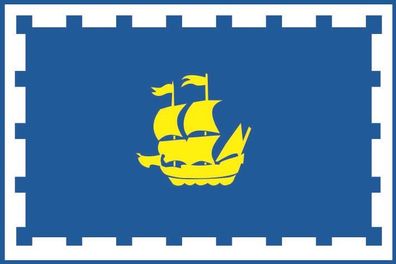 Aufkleber Fahne Flagge Quebec City in verschiedene Größen