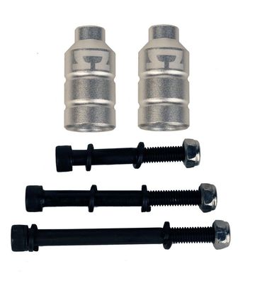 AOscooter Double Peg Kit incl. 3 bolts silver