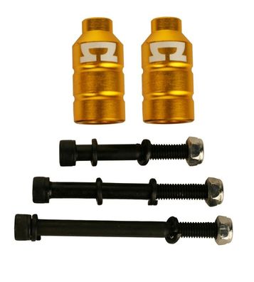 AOscooter Double Peg Kit incl. 3 bolts gold
