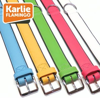 Karlie Leder-Halsband 5 COLLAR 40-65 cm - Nappaleder Hundehalsband