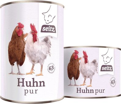 Dose Huhn pur Katzenfutter 63% Fleischanteil