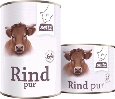 Rind pur Katzenfutter 64% Fleischanteil Alleinfutter