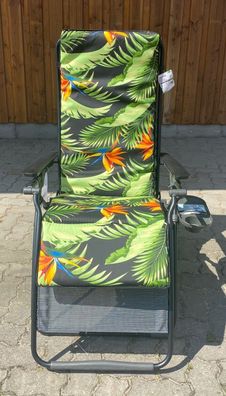 Relaxliege kurz Auflage Gardenic Polsterauflage Stuhlauflage Tropic