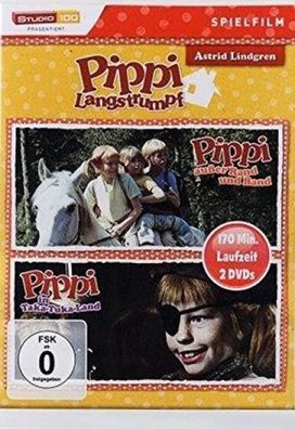 Pippi Langstrumpf Spielfilm Doppelbox (DVD] Neuware