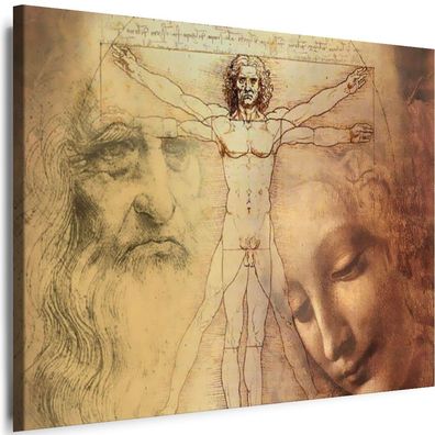 Myartstyle Bilder Werke von Leonardo Da Vinci Leinwandbilder Xxl Top
