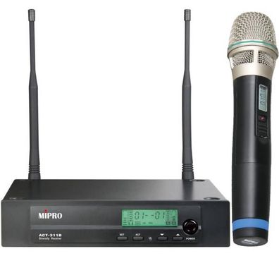 Mipro ACT-311B Empfänger + Handsender 823-832 MHz