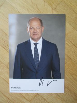 Bundesminister Bürgermeister Bundeskanzler SPD Olaf Scholz - Autopen-Autogramm!!!