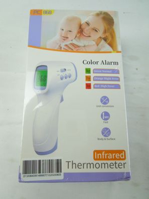 Fieberthermometer IDOIT Digital Kontaktlos Erwachsene Baby mit 99 Daten Speicher